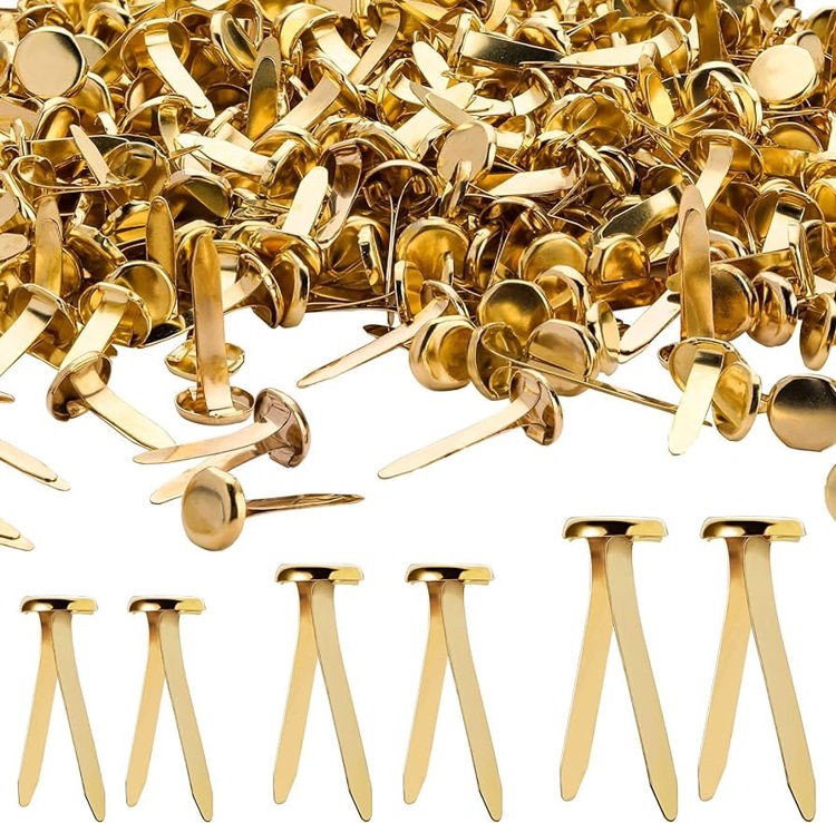 Picture of BP10 GOLD/SILVER BUTTERFLY PINS / PAPER FASTENERS
